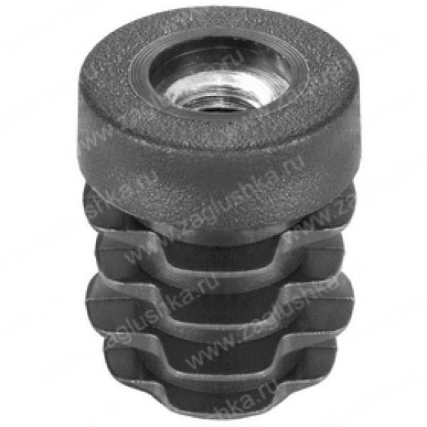 Заглушка с резьбой М10 для труб диаметром 22 мм 22М10ЧН