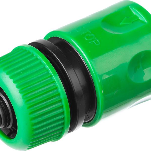 Соединитель с автостопом (шланг-насадка), РОСТОК 1/2"    426361