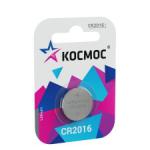 Батарейка литевая КОСМОС CR2016 ВL1 702647