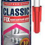 Клей монтажный CLASSIC FIX  б/цв TYTAN (310мл) 62949