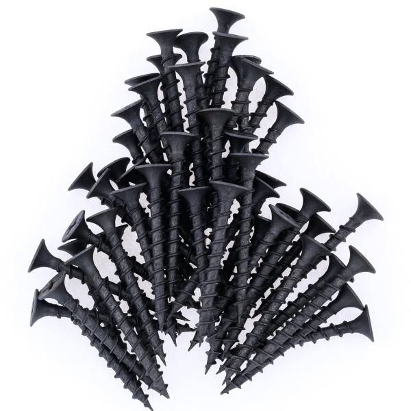 Саморезы черные по дереву 3,5*19 мм